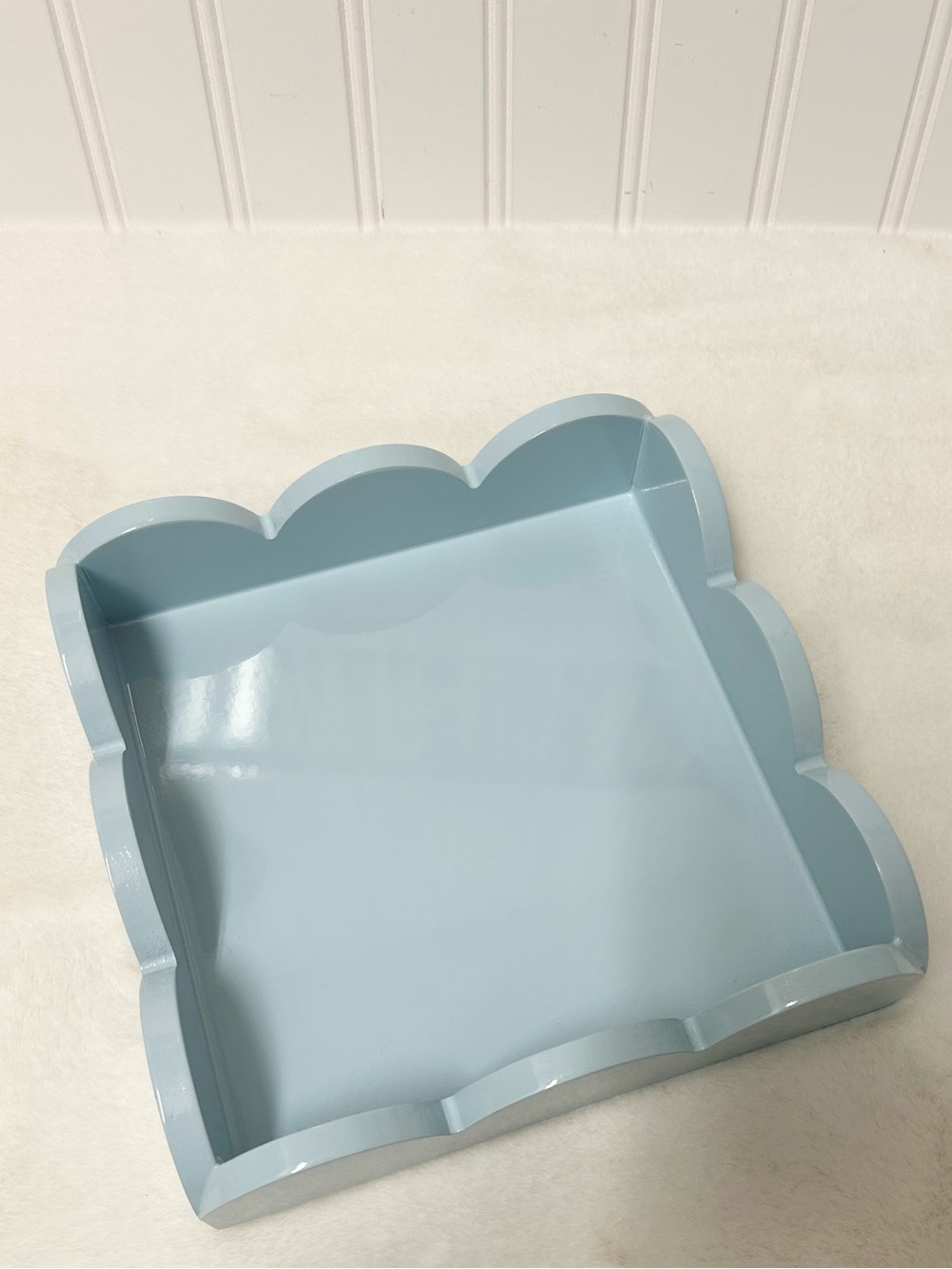 Mark & Graham scalloped lacquer mini tray